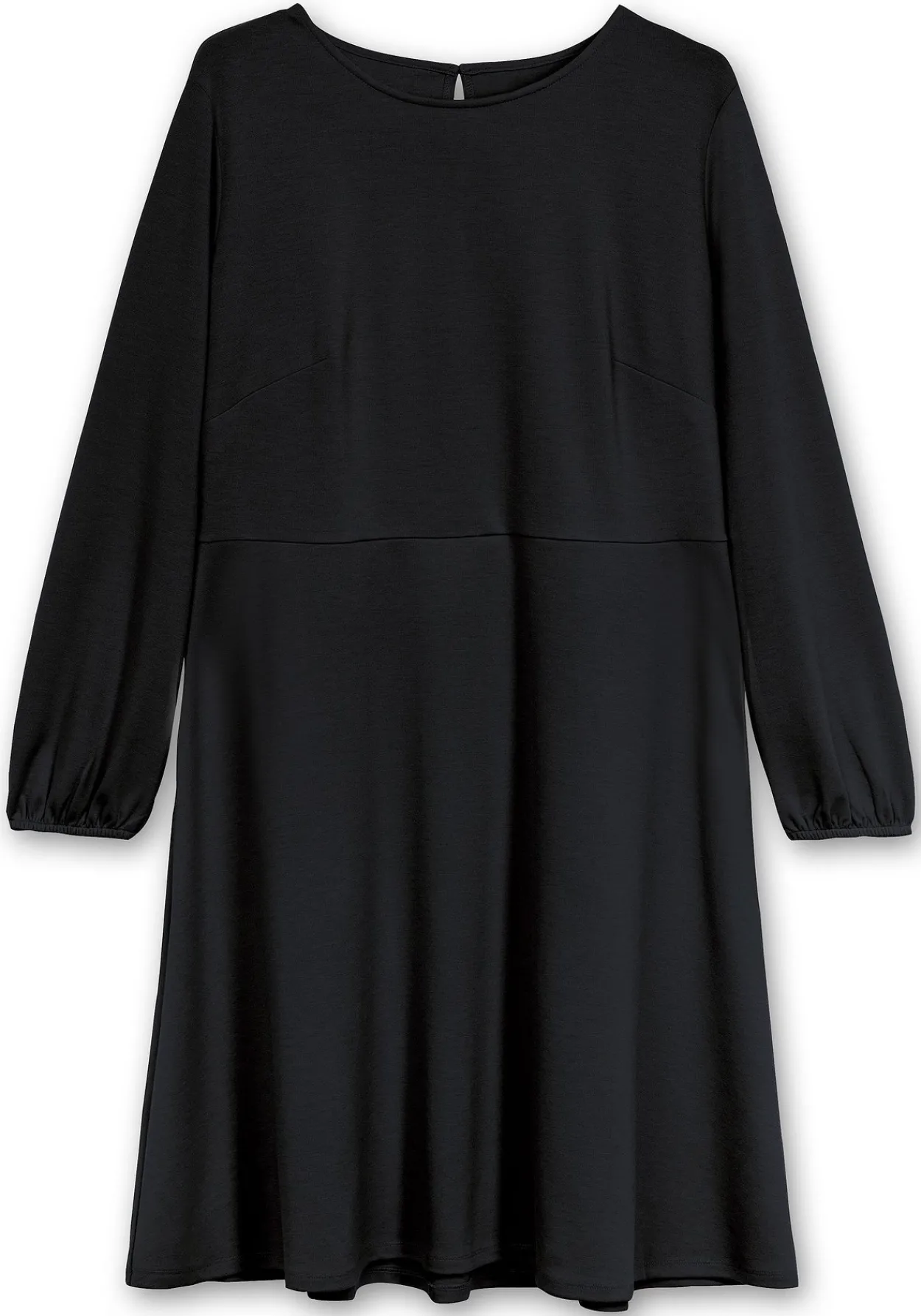 Kleid aus Interlock, mit ausgestelltem Rock<sheego Outlet