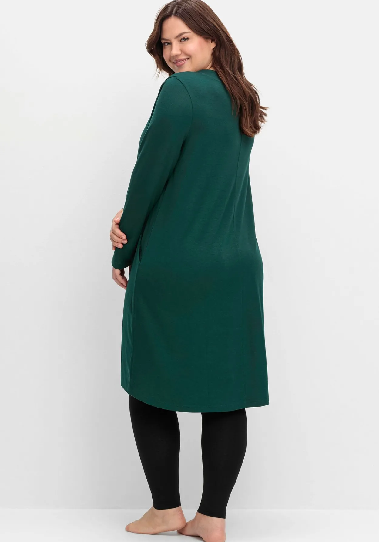 Kleid aus Interlock, mit verlängerter Rückenpartie<sheego Discount