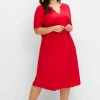Kleid aus leichter Viskose, in A-Linie<sheego Clearance
