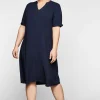 Kleid aus leichter Viskose, in A-Linie<sheego Best