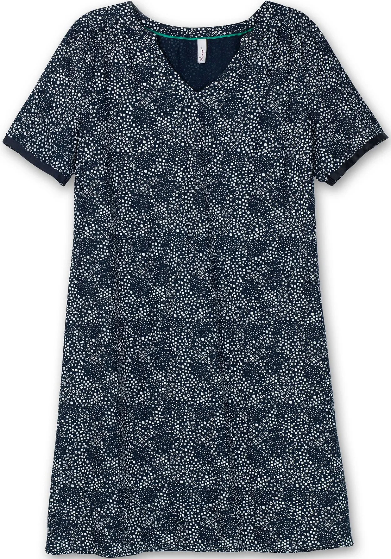 Kleid in leichter A-Linie, mit Punkte-Alloverprint<sheego Hot