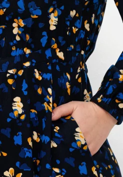 Kleid mit Blumendruck, aus Viskose-Twill<sheego Discount