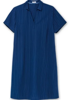 Kleid mit Polokragen, in Längsstruktur<sheego Best