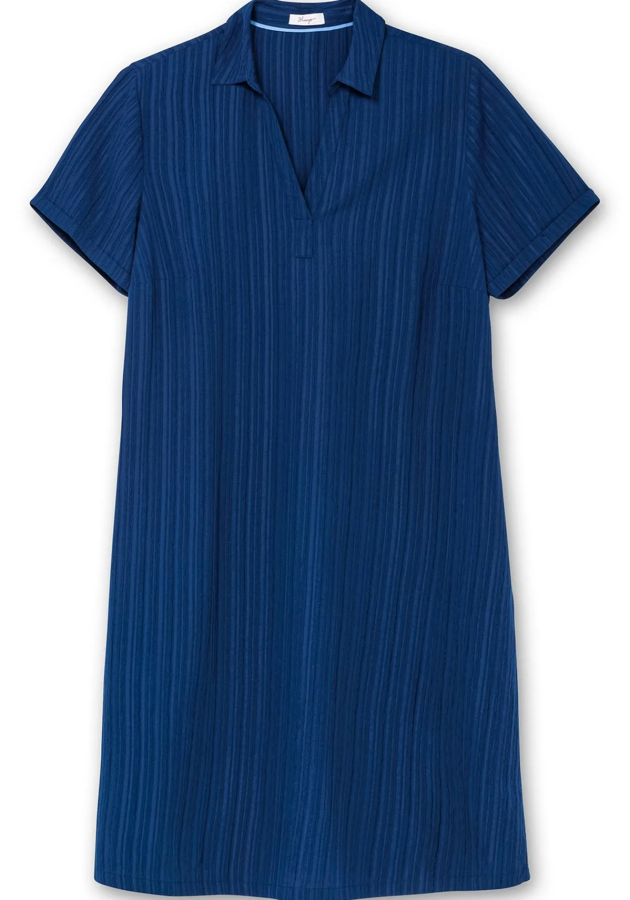 Kleid mit Polokragen, in Längsstruktur<sheego Best