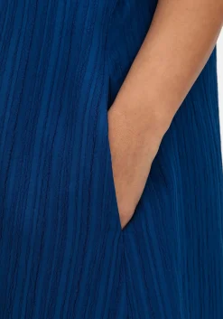 Kleid mit Polokragen, in Längsstruktur<sheego Best