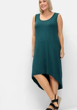 Kleid mit Taschen, im Vokuhilaschnitt<sheego Sale