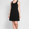 Knielanges, ärmelloses Kleid in A-Linie<sheego Sale