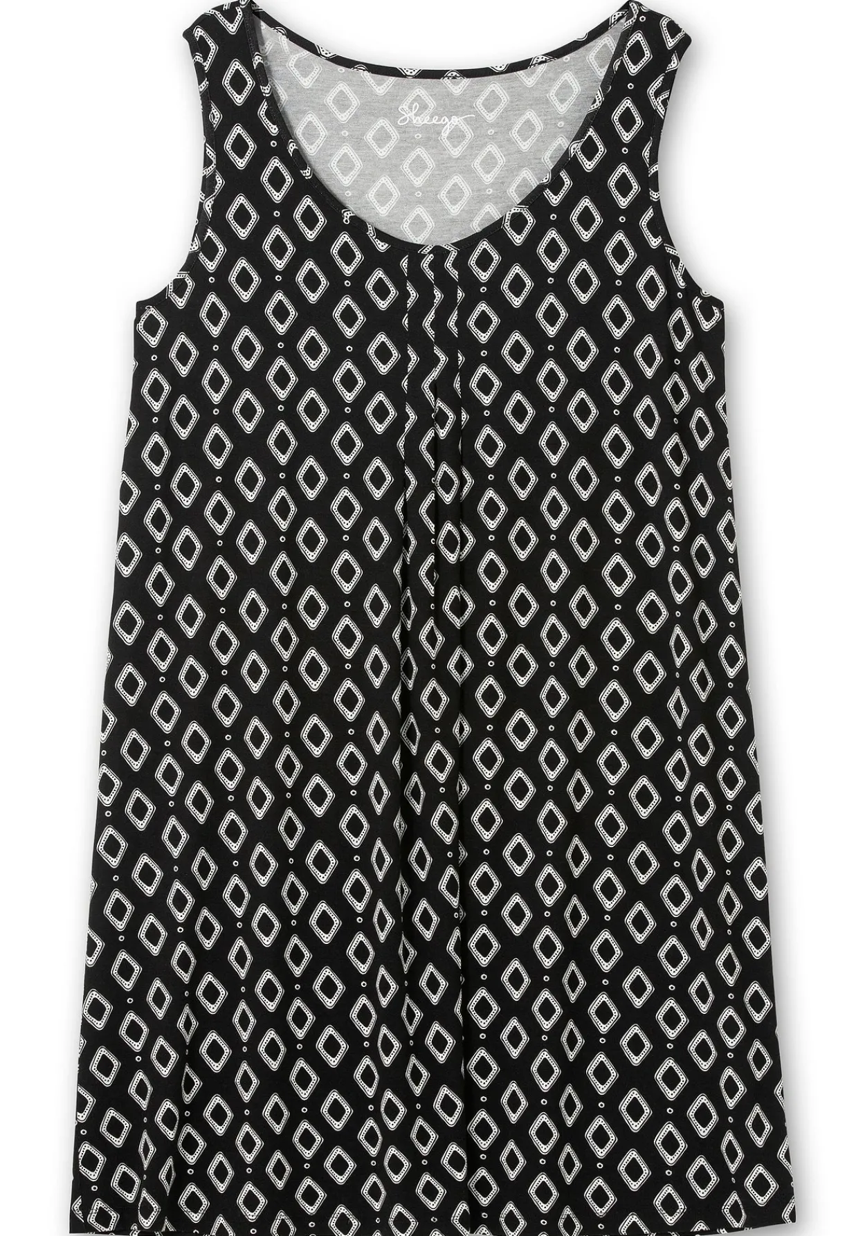 Knielanges Strandkleid mit Kellerfalte vorn<sheego Online