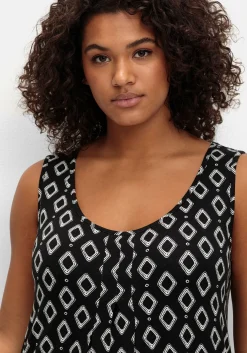 Knielanges Strandkleid mit Kellerfalte vorn<sheego Online