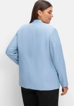 Kragenloser Blazer mit Hakenverschluss<sheego Outlet