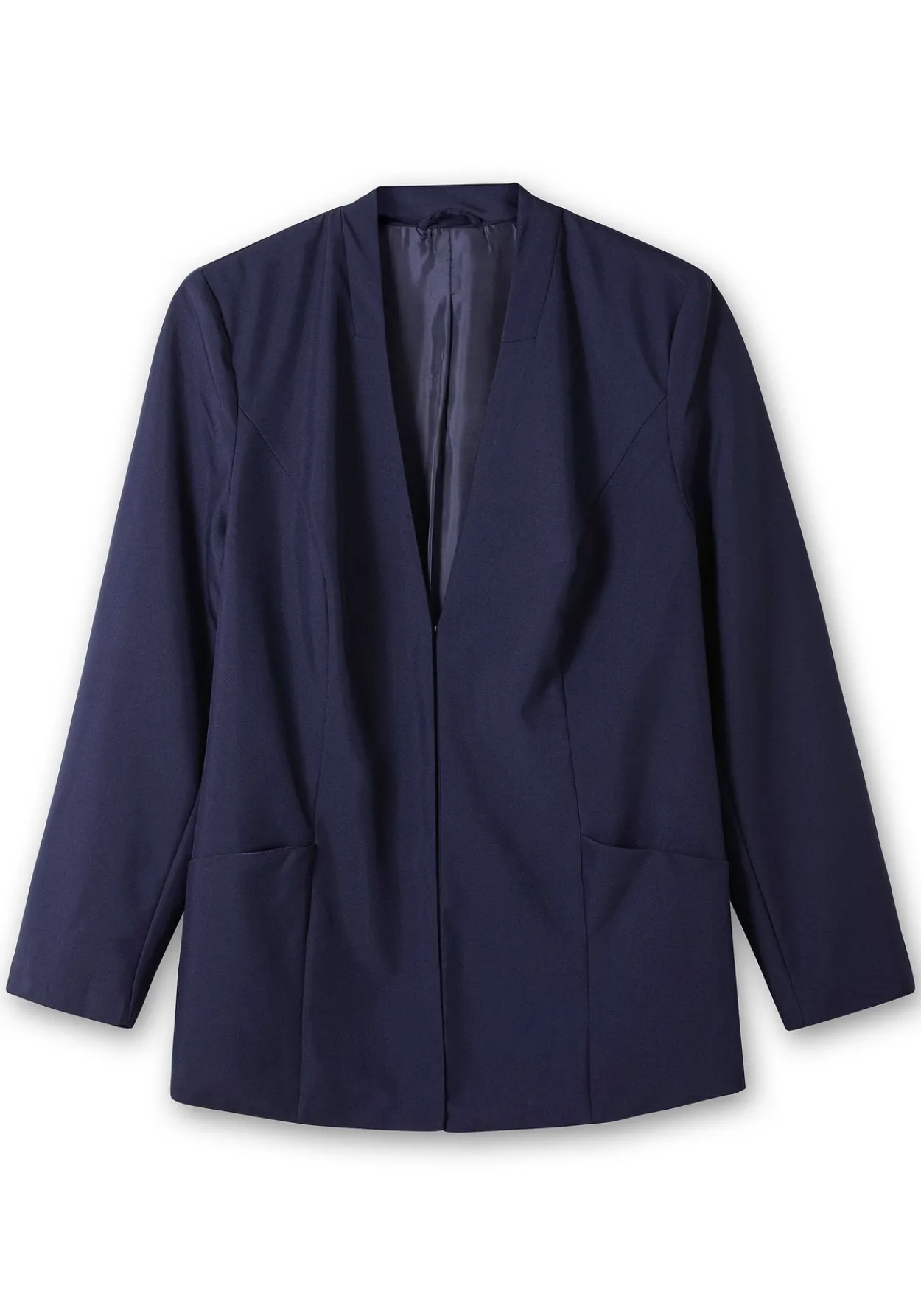 Kragenloser Blazer mit Hakenverschluss<sheego Discount