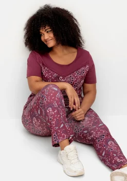Kurzarmshirt aus Single-Jersey, mit Paisleymuster<sheego by Joe Browns Online