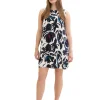 Kurzes ärmelloses Kleid mit Blumenprint<TOM TAILOR Plus Hot
