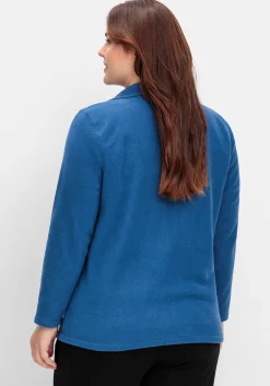 Kuschelige Fleecejacke mit Reißverschluss<sheego Outlet