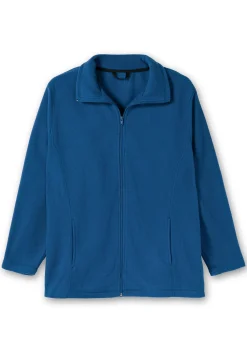 Kuschelige Fleecejacke mit Reißverschluss<sheego Outlet