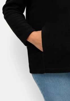 Kuschelige Fleecejacke mit Reißverschluss<sheego Sale