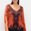 Langarmshirt im Ethno-Stil, mit Zipfelsaum<sheego Fashion