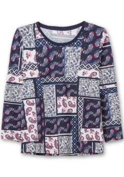 Langarmshirt im Patchwork-Mustermix<sheego Clearance