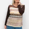 Langarmshirt mit bedrucktem Vorderteil<sheego Best