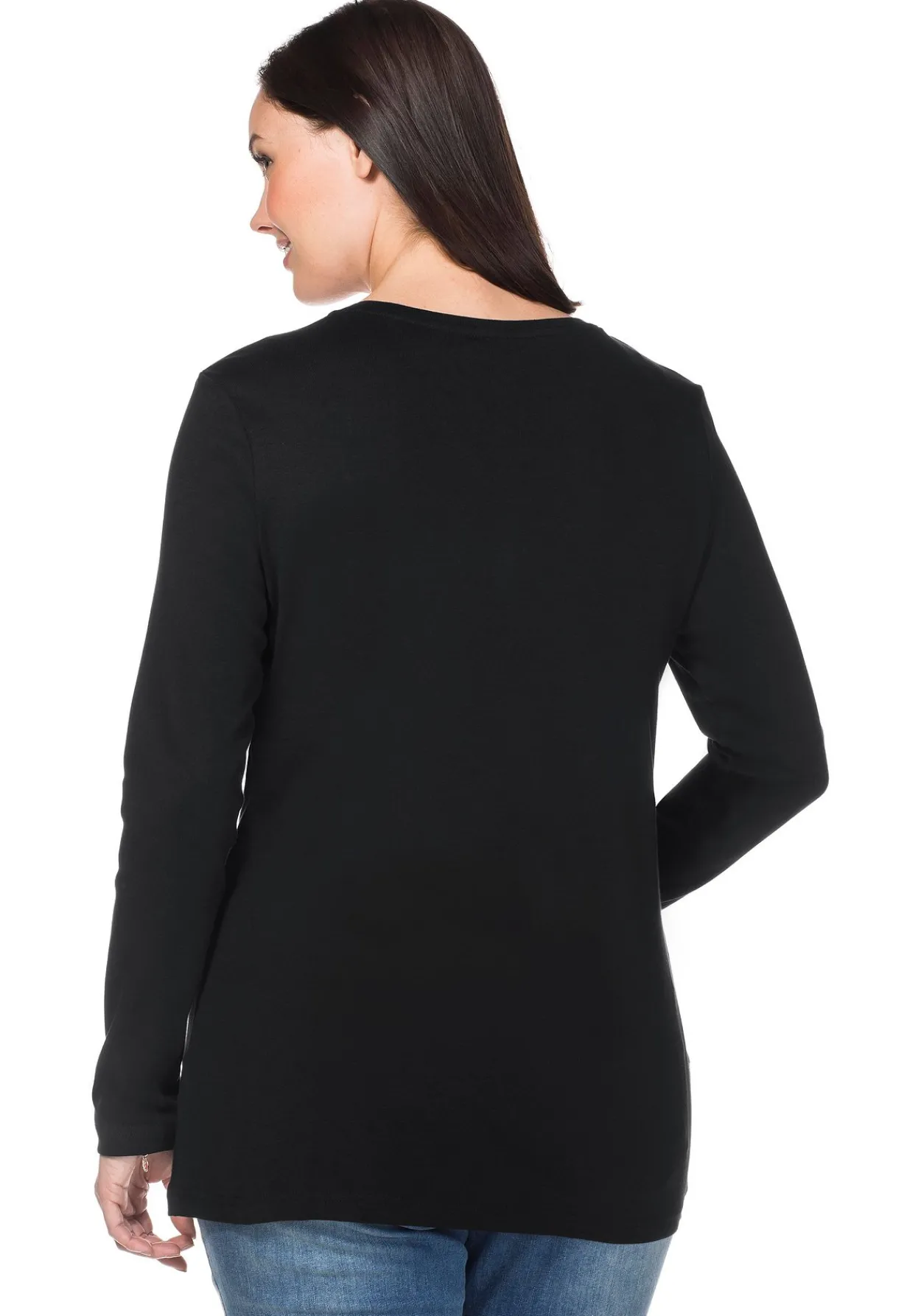 Langarmshirt mit Knopfleiste<sheego Fashion