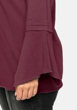 Langarmshirt mit Ärmeln in Zipfelform<sheego by Joe Browns Fashion