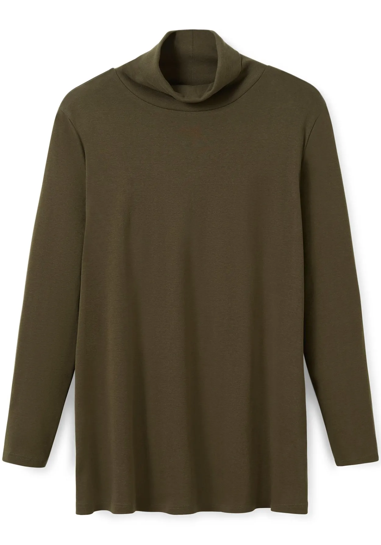 Langarmshirt mit Rollkragen, in A-Linie<sheego Hot