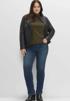 Langarmshirt mit Rollkragen, in A-Linie<sheego Hot