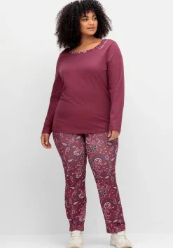 Langarmshirt mit Stickerei und Zierbändern hinten<sheego by Joe Browns Online