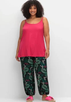 Lange Sommerhose mit Gummizug am Beinabschluss<sheego Hot
