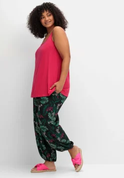 Lange Sommerhose mit Gummizug am Beinabschluss<sheego Hot