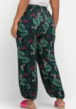 Lange Sommerhose mit Gummizug am Beinabschluss<sheego Hot