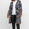 Langer, offener Strickmantel mit Jacquardmuster<sheego by Joe Browns Hot