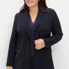 Langer, taillierter Blazer mit Reverskragen<sheego Hot