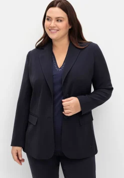 Langer, taillierter Blazer mit Reverskragen<sheego Hot