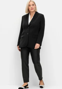 Langer, taillierter Blazer mit Reverskragen<sheego Clearance