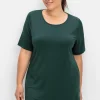 Langes Funktionsshirt mit seitlichen Schlitzen<sheego Outlet