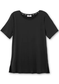 Langes Funktionsshirt mit seitlichen Schlitzen<sheego Online