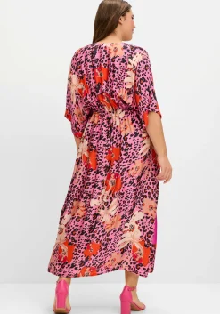 Langes Kleid mit weiten Halbärmeln<sheego loves miss goodlife Fashion
