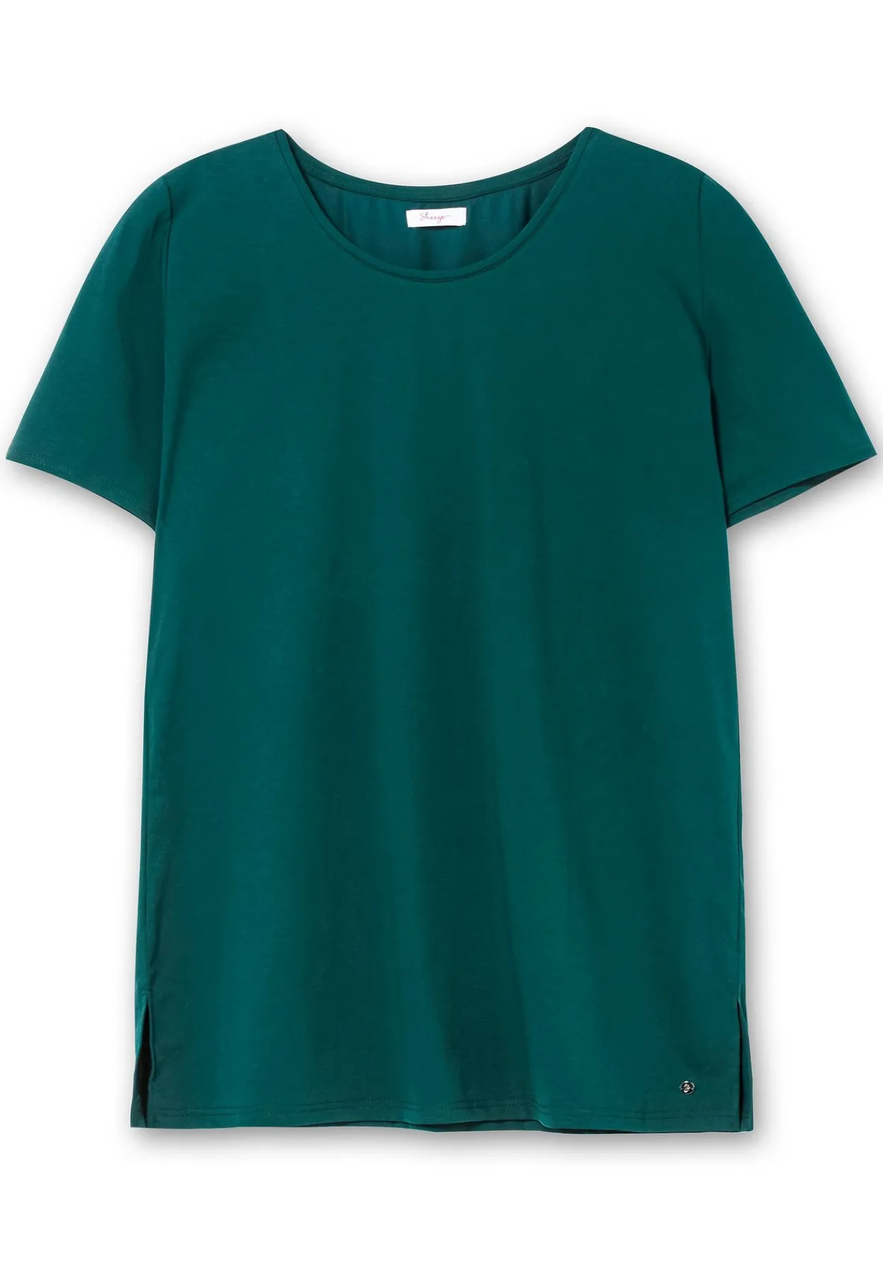 Langes Sportshirt in leicht taillierter Form<sheego Hot