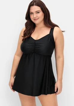 Langes Tankini-Oberteil, mit wattierten Softcups<sheego New