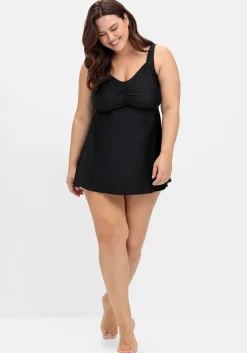 Langes Tankini-Oberteil, mit wattierten Softcups<sheego New