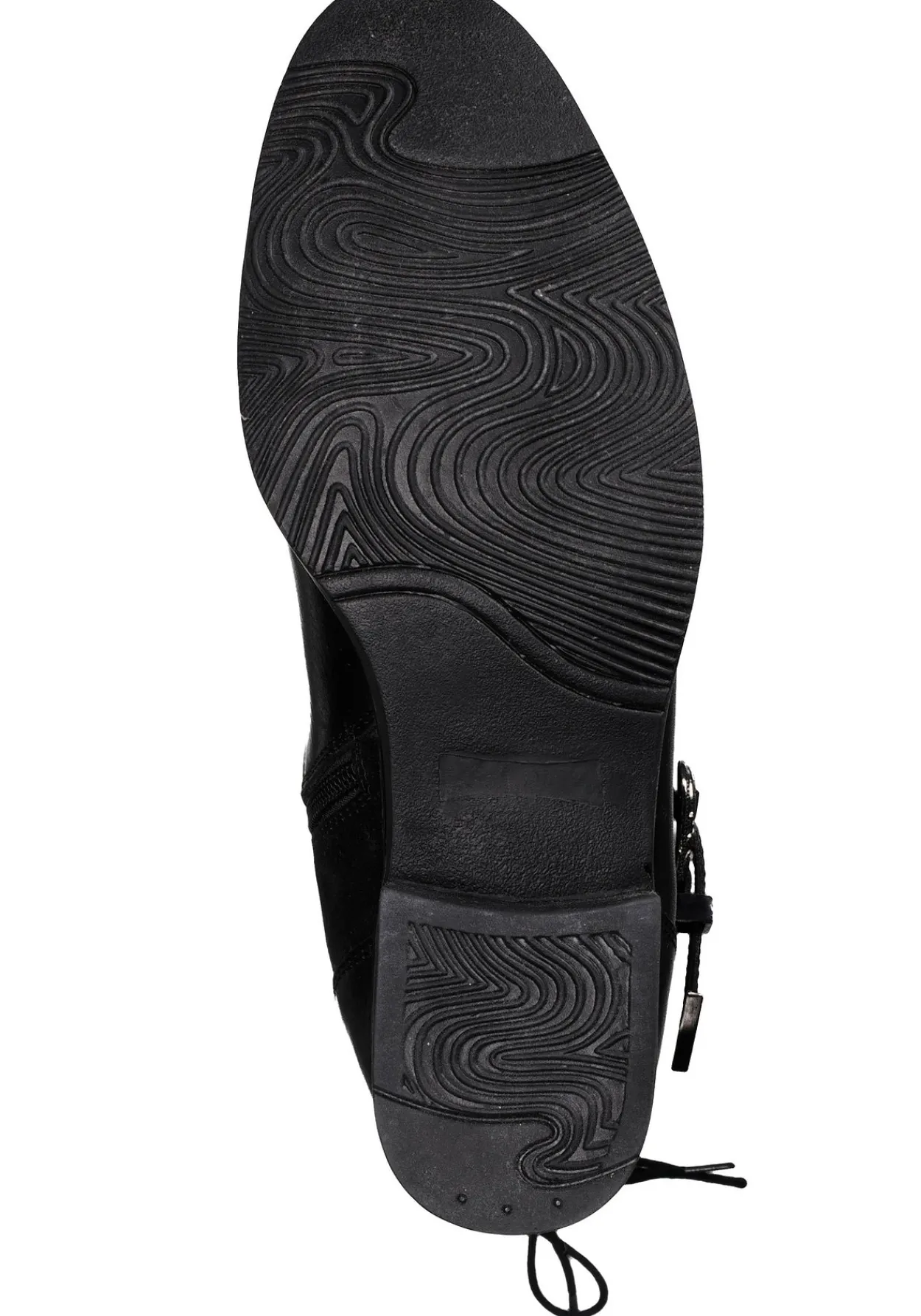 Lederstiefel mit Schnürung hinten und Zierschnalle<sheego by Joe Browns Outlet