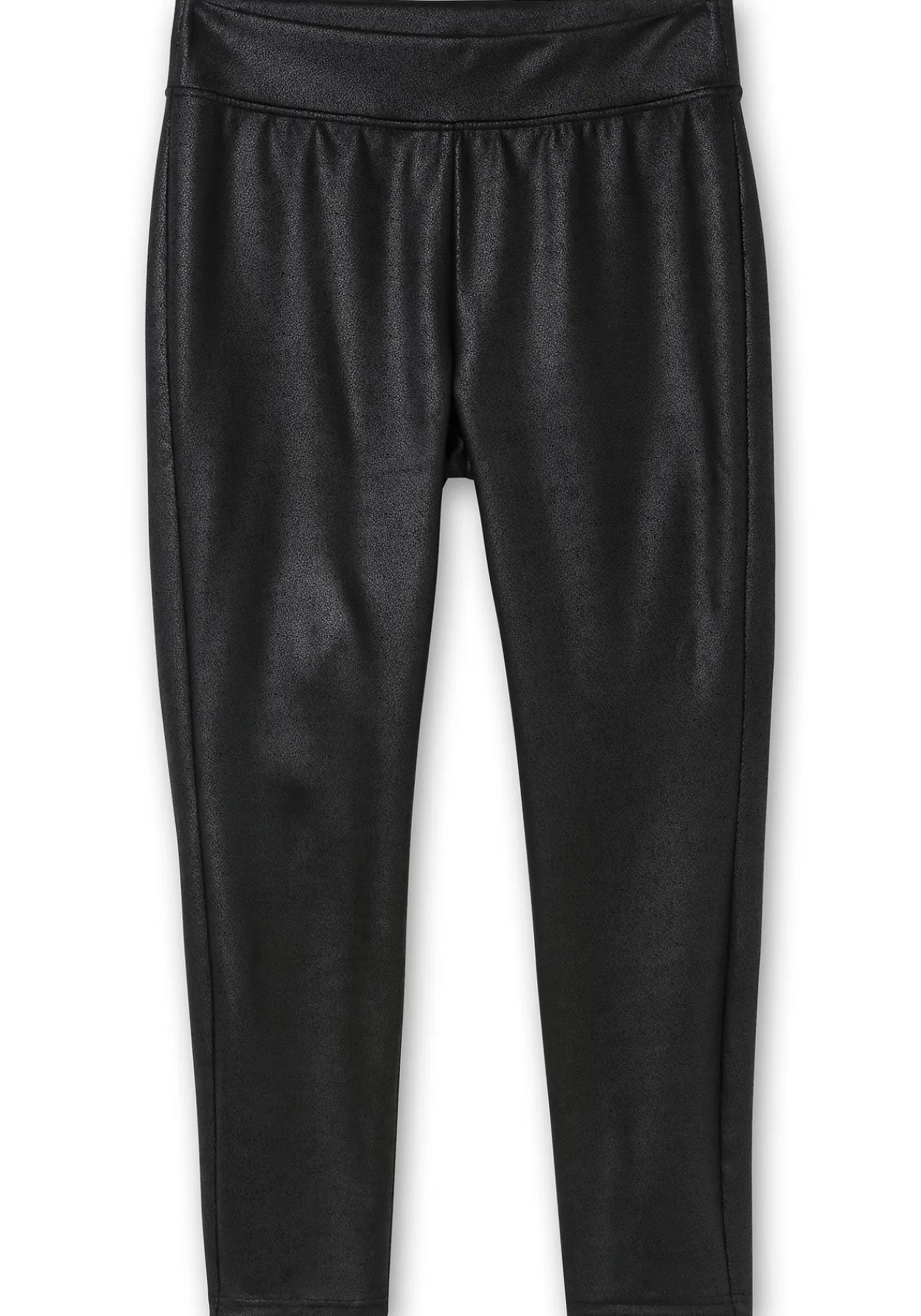 Leggings aus leicht glänzendem Lederimitat<sheego Fashion