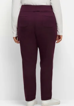Leicht glänzende Schlupfhose mit Fleece-Innenseite<sheego Outlet