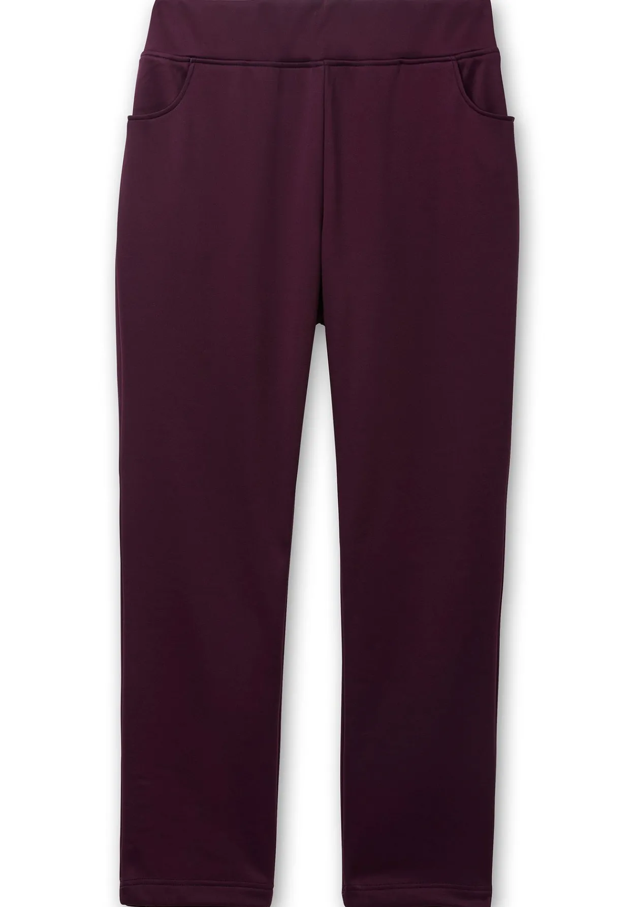 Leicht glänzende Schlupfhose mit Fleece-Innenseite<sheego Outlet
