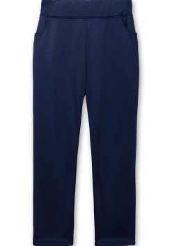 Leicht glänzende Schlupfhose mit Fleece-Innenseite<sheego Fashion