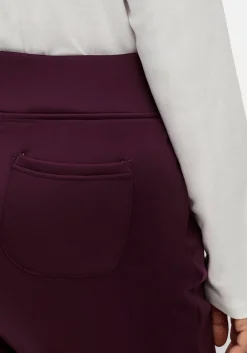Leicht glänzende Schlupfhose mit Fleece-Innenseite<sheego Outlet