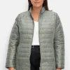 Leicht wattierte Steppjacke mit Stehkragen<sheego New