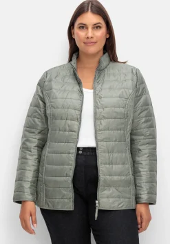 Leicht wattierte Steppjacke mit Stehkragen<sheego New