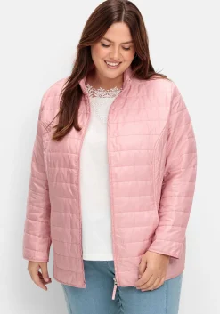 Leicht wattierte Steppjacke mit Stehkragen<sheego Sale